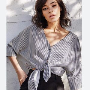 Vetta Capsule Girlfriend Striped Shirt